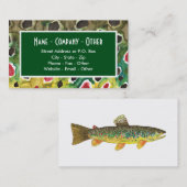 Brauner Fisch Visitenkarte (Vorne/Hinten)