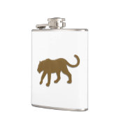 Brauner Florida-Panther Flachmann (Links)
