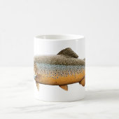 Brauner Forellenfisch Kaffeetasse (Mittel)