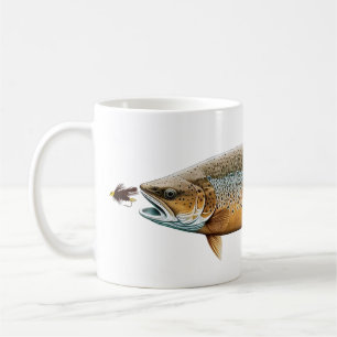 Brauner Forellenfisch Kaffeetasse