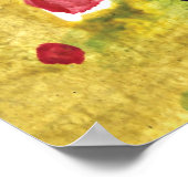 Brauner Forellenfisch Poster (Ecke)