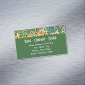 Brauner Forellenfischer Magnetische Visitenkarte (Beispiel)