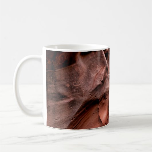 Brauner Gestein Kaffeetasse (Links)