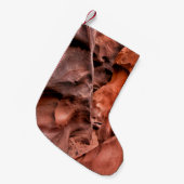 Brauner Gestein Kleiner Weihnachtsstrumpf (Vorderansicht (hängend))