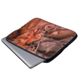 Brauner Gestein Laptopschutzhülle (Vorne Knopf)