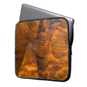 Brauner Gestein Laptopschutzhülle (Vorderseite Links)
