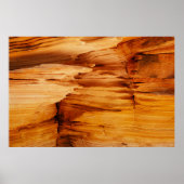Brauner Gestein Poster (Vorne)