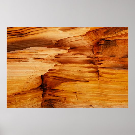 Brauner Gestein Poster (Vorne)