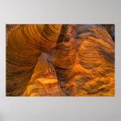 Brauner Gestein Poster (Vorne)