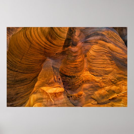 Brauner Gestein Poster (Vorne)