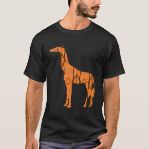 Brauner Giraffe T - Shirt