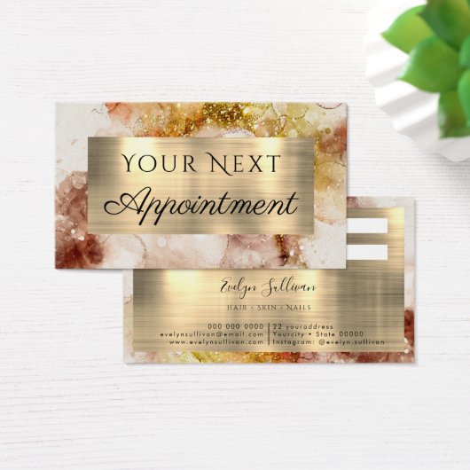 Brauner Glitzer (Schreibtisch)