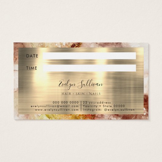 Brauner Glitzer (Rückseite)