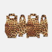 Brauner Goldener Leopard Geschenkschachtel (Ungefaltet)