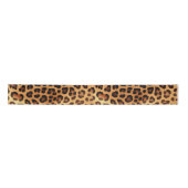 Brauner Goldener Leopard Satinband (Vorderseite)