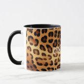 Brauner Goldener Leopard Tasse (Links)