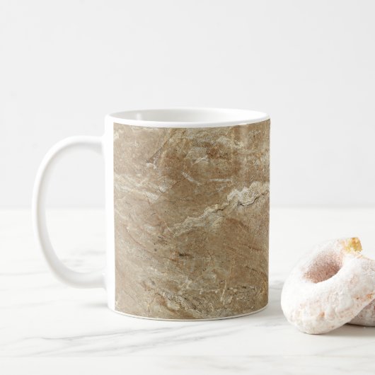 Brauner Granit Kaffeetasse (Mit Donut)