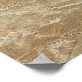 Brauner Granit Poster (Ecke)