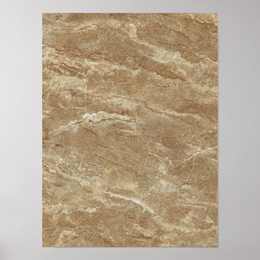 Brauner Granit Poster (Vorne)