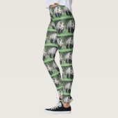Brauner Grizzlybär beim Wald Leggings (Links)