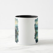 Brauner Grizzlybär Tasse (Zentrum)