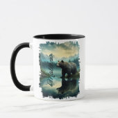 Brauner Grizzlybär Tasse (Links)