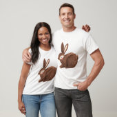 Brauner Hase T-Shirt (Unisex)