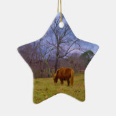 Brauner Himmel Keramikornament (Rechts)