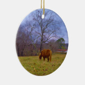 Brauner Himmel Keramikornament (Rechts)