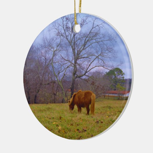 Brauner Himmel Keramikornament (Links)