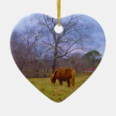 Brauner Himmel Keramikornament (Vorne)