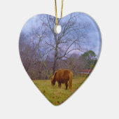 Brauner Himmel Keramikornament (Links)