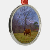 Brauner Himmel Ornament Aus Metall (Rechts)