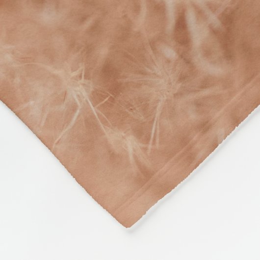 Brauner Hintergrund Fleecedecke (Ecke)