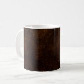 Brauner Hintergrund, künstlerisch dunkle Textur, d Kaffeetasse (Vorderseite Links)