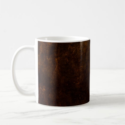 Brauner Hintergrund, künstlerisch dunkle Textur, d Kaffeetasse (Links)