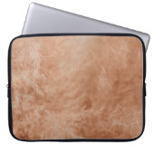 Brauner Hintergrund Laptopschutzhülle (Vorderseite)