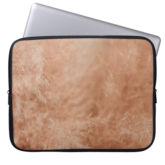 Brauner Hintergrund Laptopschutzhülle (Vorderseite)