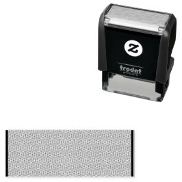 brauner Hintergrund mit weißem Rand_ Permastempel