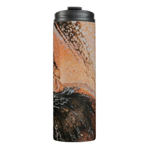 Brauner Hintergrund Thermosbecher