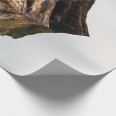 BRAUNER HOLZRAHMEN GESCHENKPAPIER (Ecke)