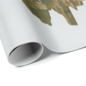 BRAUNER HOLZRAHMEN GESCHENKPAPIER (Rolleneckpunkt)