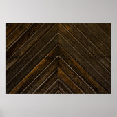 Brauner Holzrahmen Poster (Vorne)