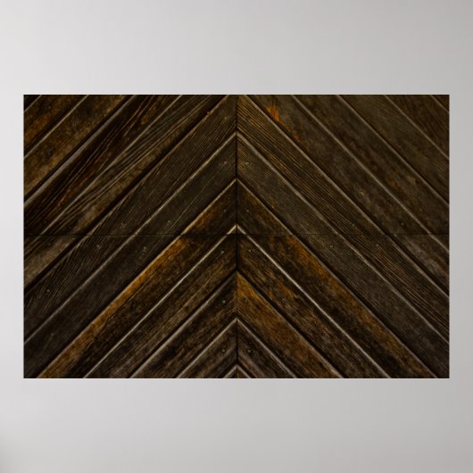 Brauner Holzrahmen Poster (Vorne)