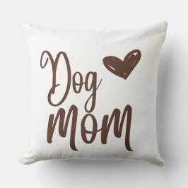 Brauner Hund Mama 20x20 Kissen