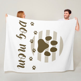 Brauner Hund Mama Liebe 60x80 Fleece Blanket