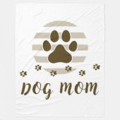 Brauner Hund Mama Liebe 60x80 Fleece Blanket (Vorderseite)