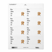 Brauner Hundeschlitz (Vorne)