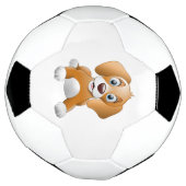 Brauner Hundeschlitz Fußball (Gedreht)