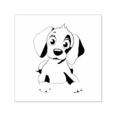 Brauner Hundeschlitz Permastempel (Design)